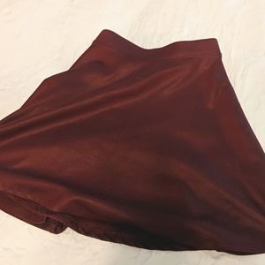 4/$20 Forever21 Red Skater Skirt